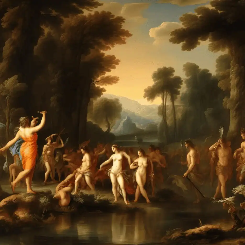 Diana and Actaeon – Claude Lorrain