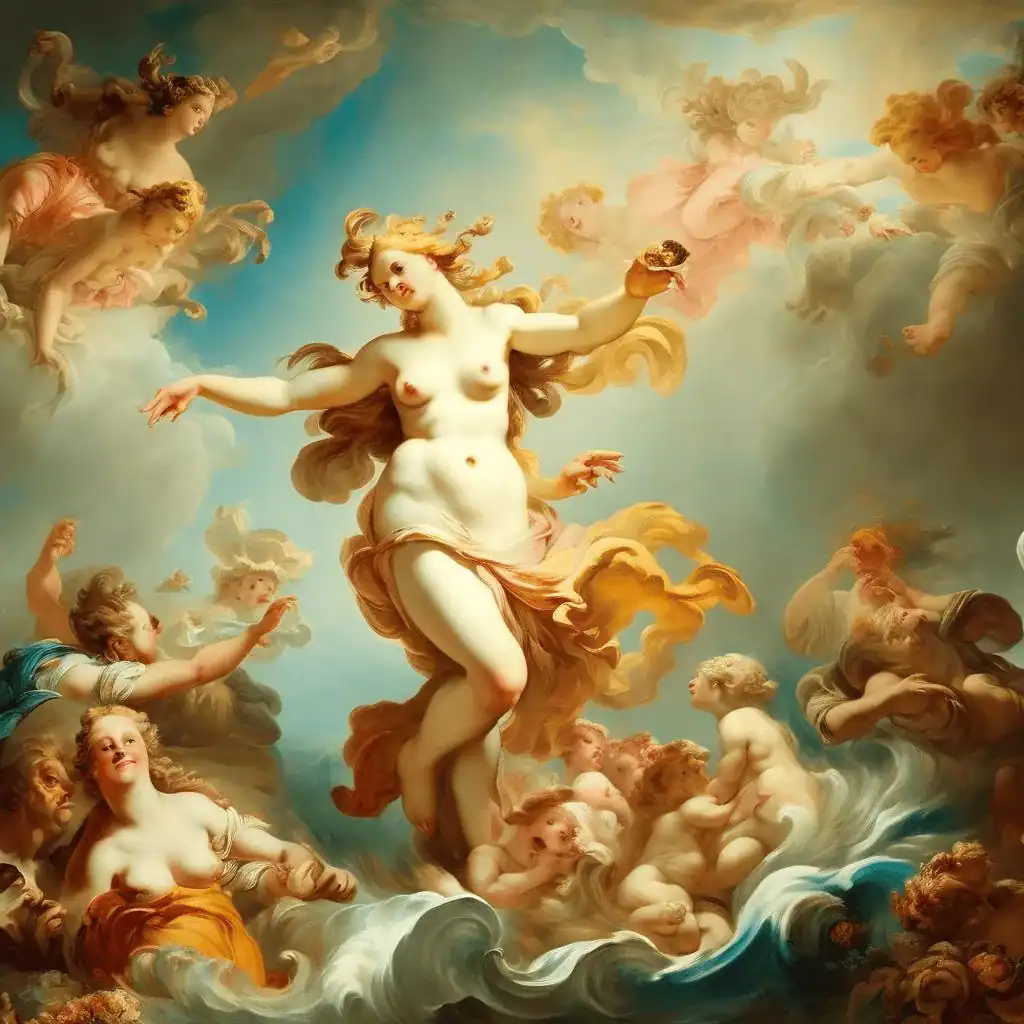 The Birth of Venus – Jean-Honore Fragonard