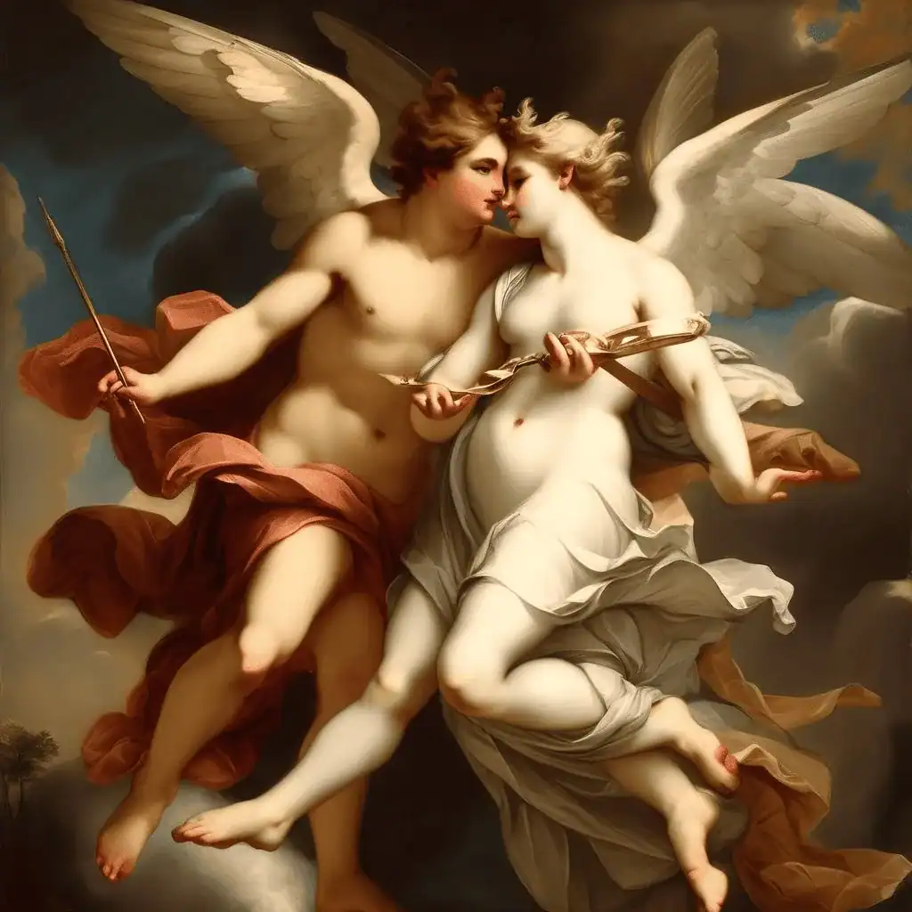 Cupid and Psyche – Benjamin West